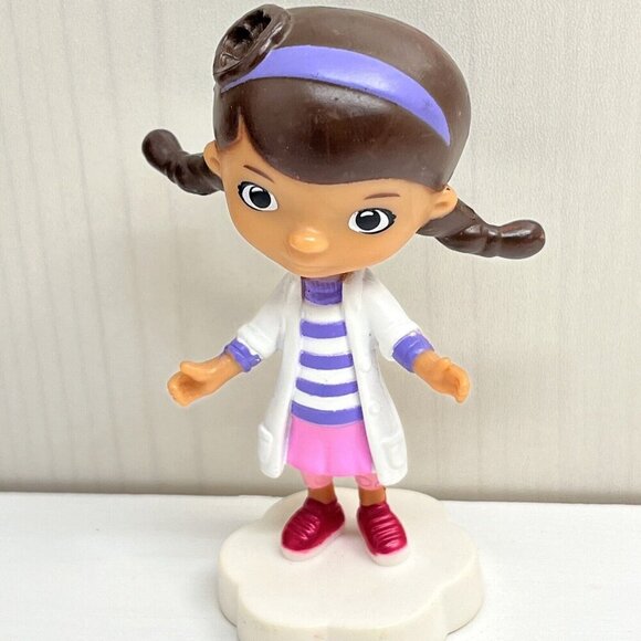 Disney DOC MCSTUFFINS Family DAD BROTHER Baby & Sister DOLL Figures Lot Of 5 - Picture 13 of 16